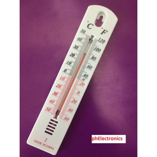 Long Wall Hanging Thermometer Indoor Outdoor Garden Home Garage Office Room  Hanging Logger Temperature Measurement Tool