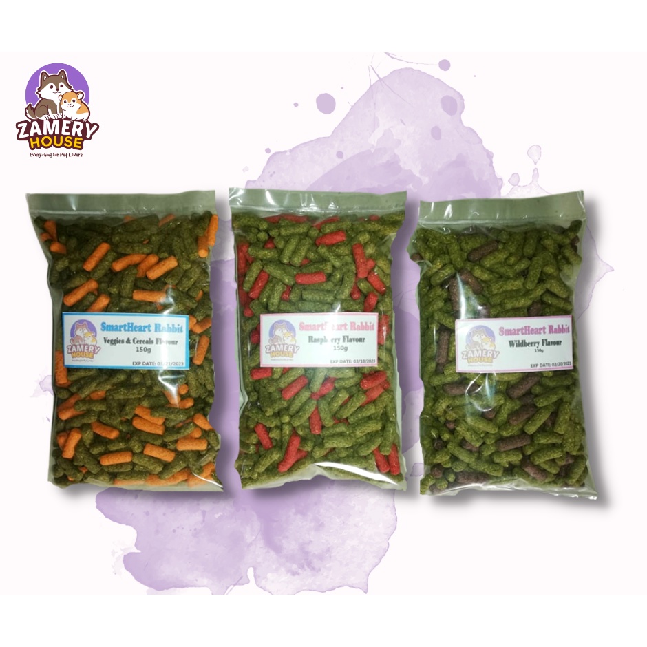 SmartHeart Rabbit Food - 150g / Rabbit Food in pouch 150g ands ...