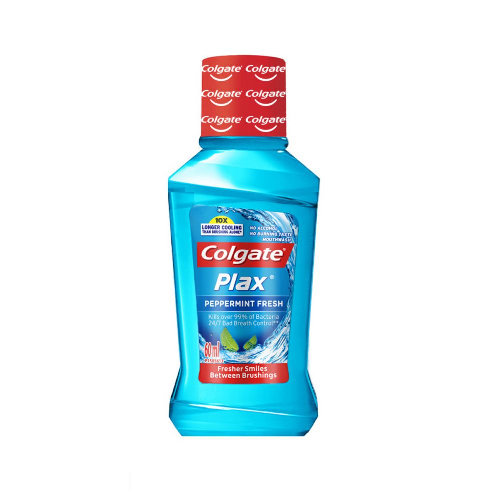 Colgate Mouthwash Plax Peppermint (Light Blue) 60Ml Shopee Philippines