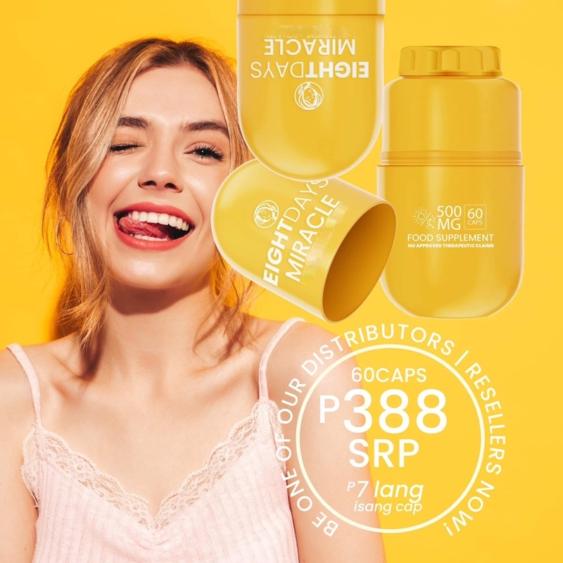 -EIGHT DAYS MIRACLE -GLUTATHIONE+COLLAGEN- (WITH FREEBIE IN EVERY ...