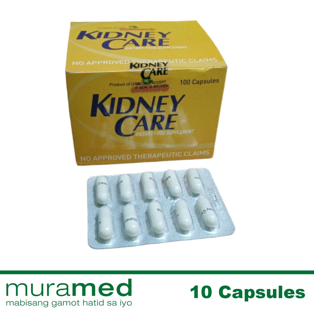 Kidney Care Capsule 10's Shopee Philippines