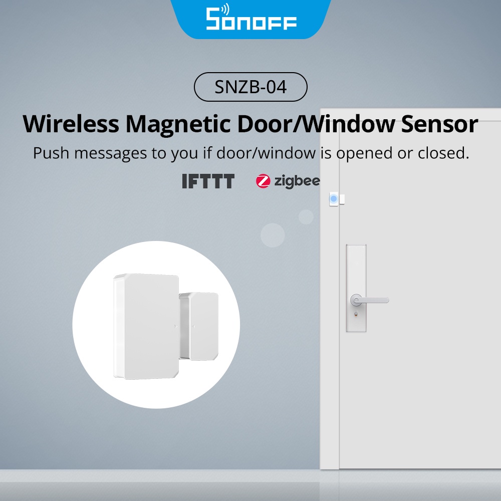 SONOFF SNZB-04 Zigbee Wireless Door/Window Sensor Work with ZBBridge ...