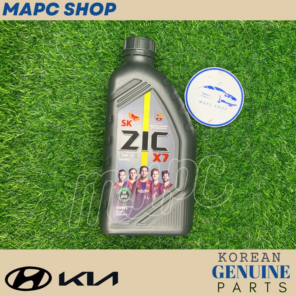 1Liter Engine Oil Gasoline ZIC X7 5W-30 API SP ILSAC GF-6 Engine for ...