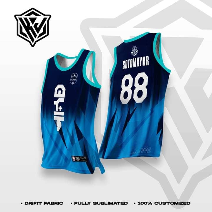 DARK BLUE FULL SUBLIMATION BASKETBALL JERSEY FREE CUSTOMIZE NAME AND ...