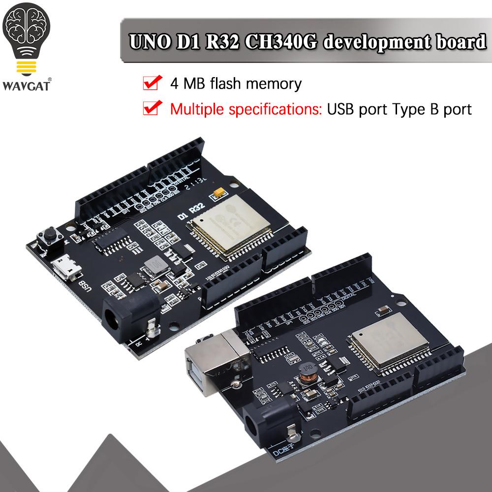 ESP32 For Wemos D1 Mini For Arduino UNO R3 D1 R32 Development Board 4M ...