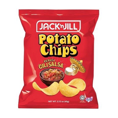 Jack N Jill Salsa Chilli Flavour Potato Chips 60G | Shopee Philippines