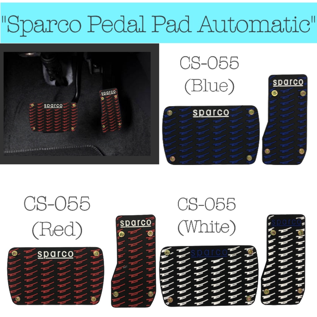 LD Sparco Car Pedal Pad Automatic Car Accelerator Clutch Brake Steel