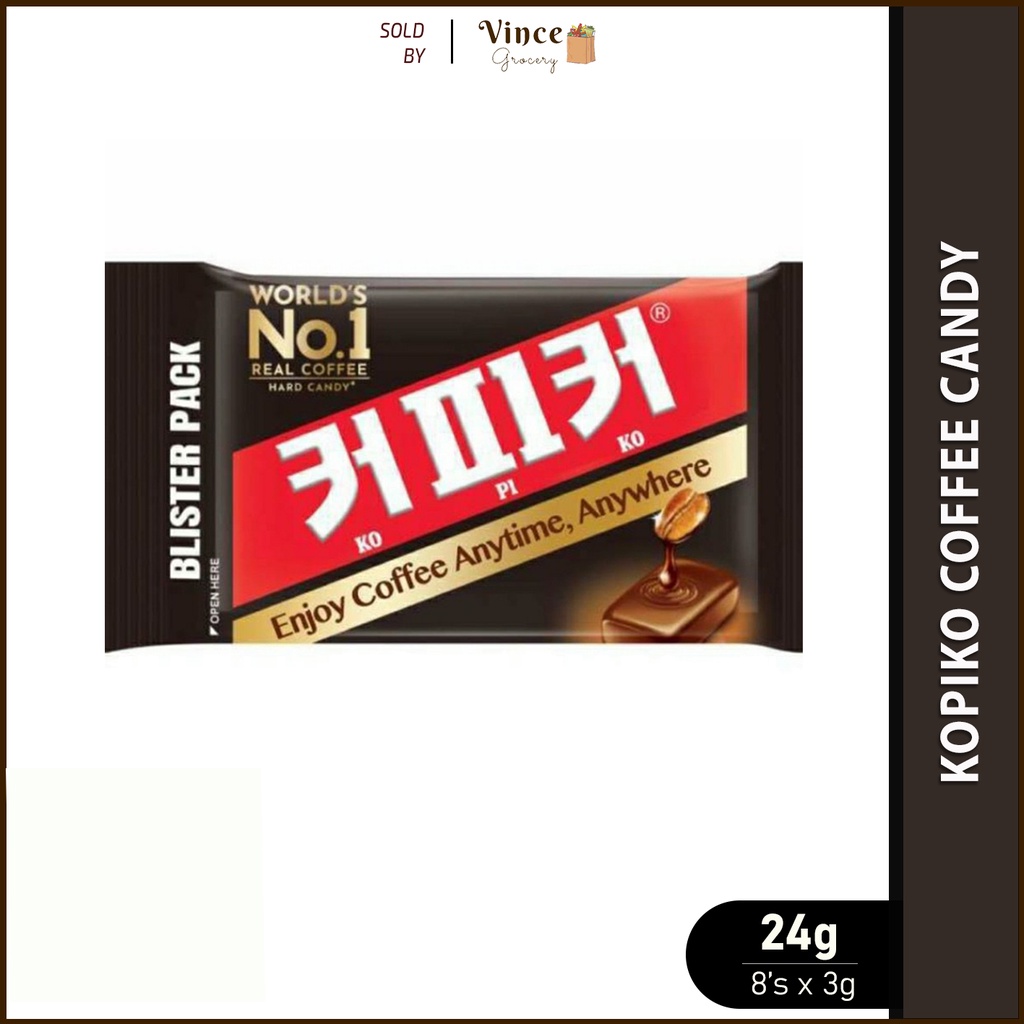 KOPIKO Coffee Candy Blister Pack 24G 8 S X 3G Shopee Philippines