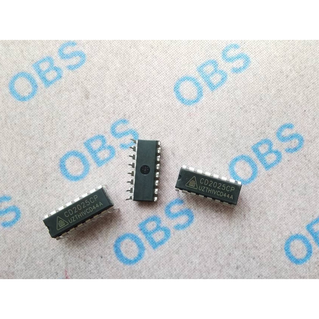 ((5pcs) CD2025CP CD2025 2025CP 2025 Dual Channel Power Amplifier DIP-16 ...