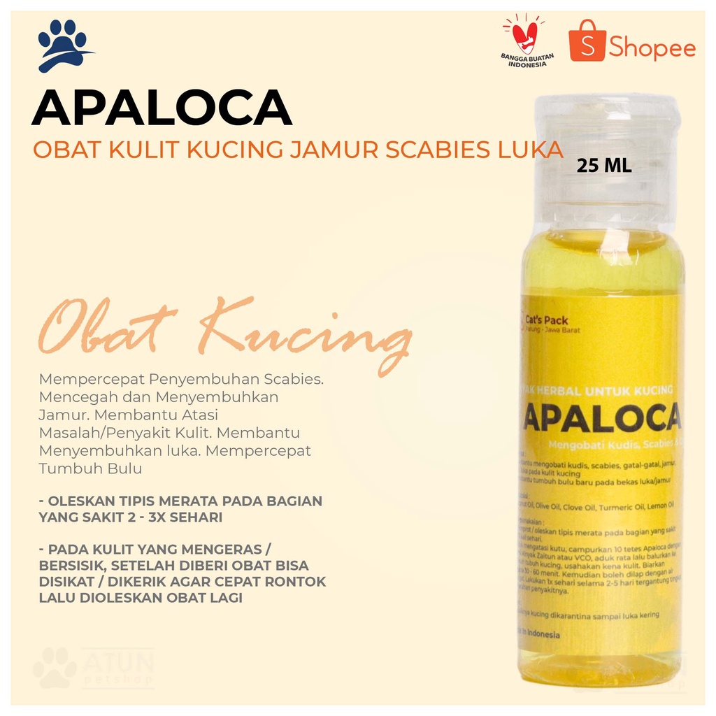 Apaloca Herbal Scabies Medicine For Cat Demodex Lice And Fungus Wounds