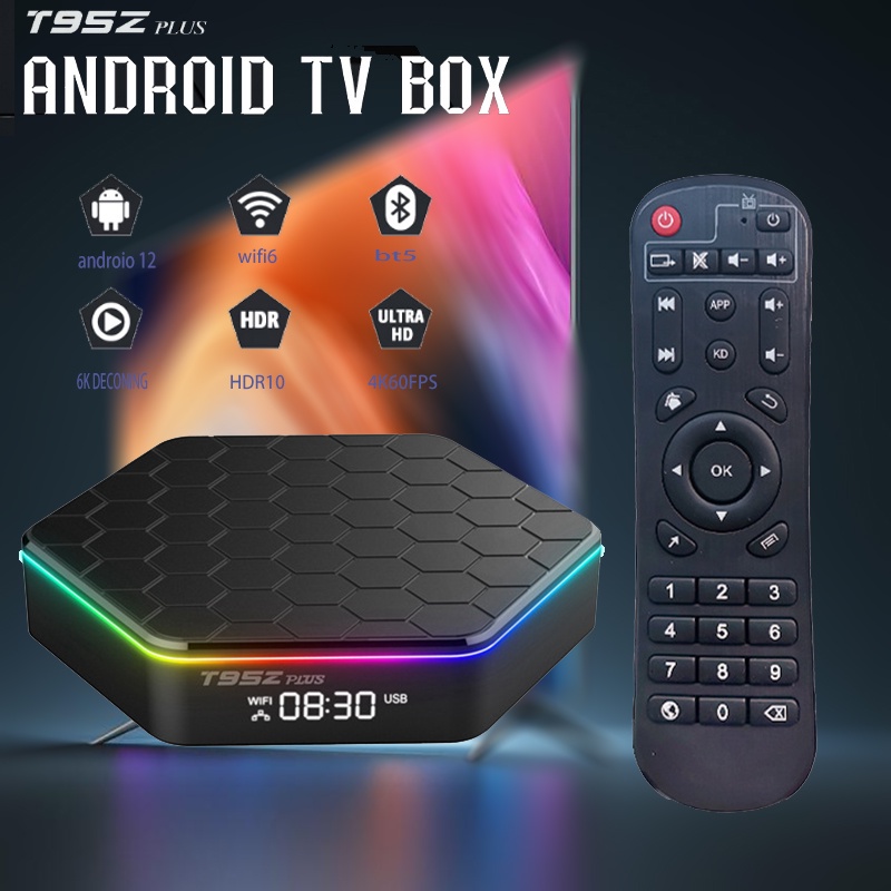 T95Z Plus H618 Android12 Set Top Box with Bluetooth WIFI 6TV Box TV Box