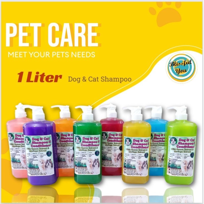 DOG AND CAT SHAMPOO WITH PUMP 1 LITER Shopee Philippines