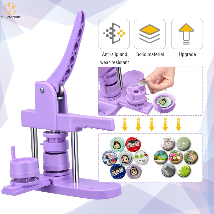 Button Badge Maker Machine Different size mold ,25,32,58mm mold DIY ...