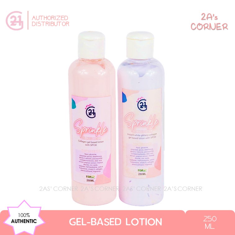G21 Sprinkle Collagen Gel-Based Lotion 250ml | Instant White Lotion ...