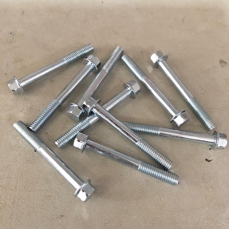 MESIN Flangebolt 6x70 Engine Block Bolts [Min 100pcs] Shopee Philippines