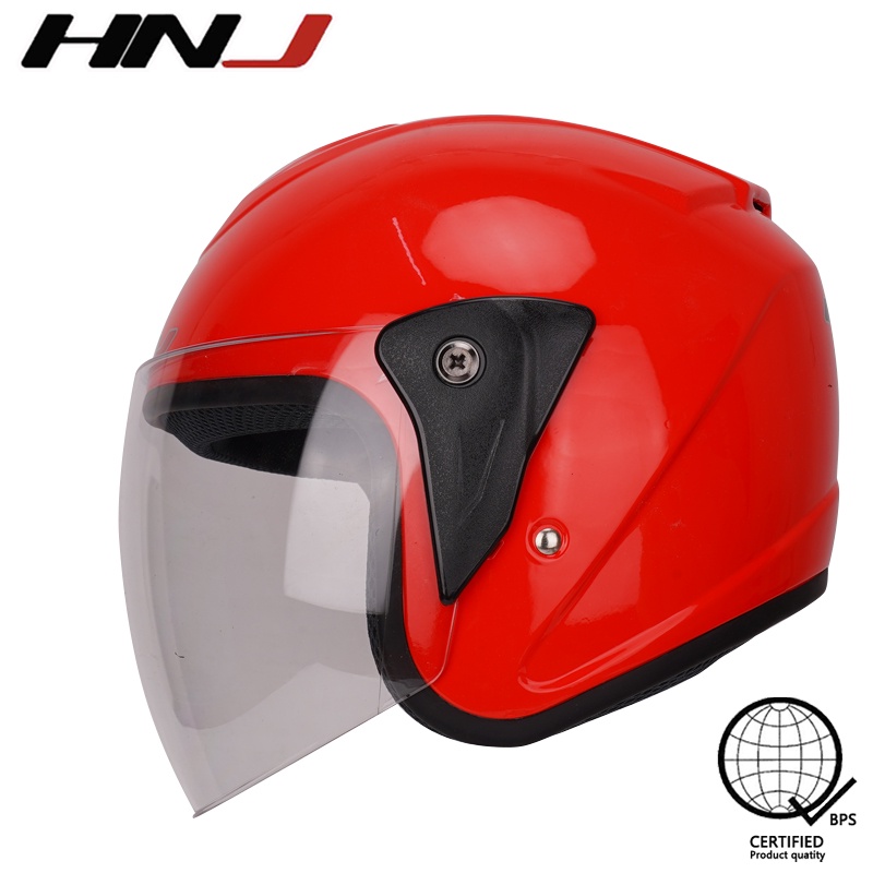 HNJ A4-002 Women's Half Face Motorcycle Helmet Single Visor Helmet ...