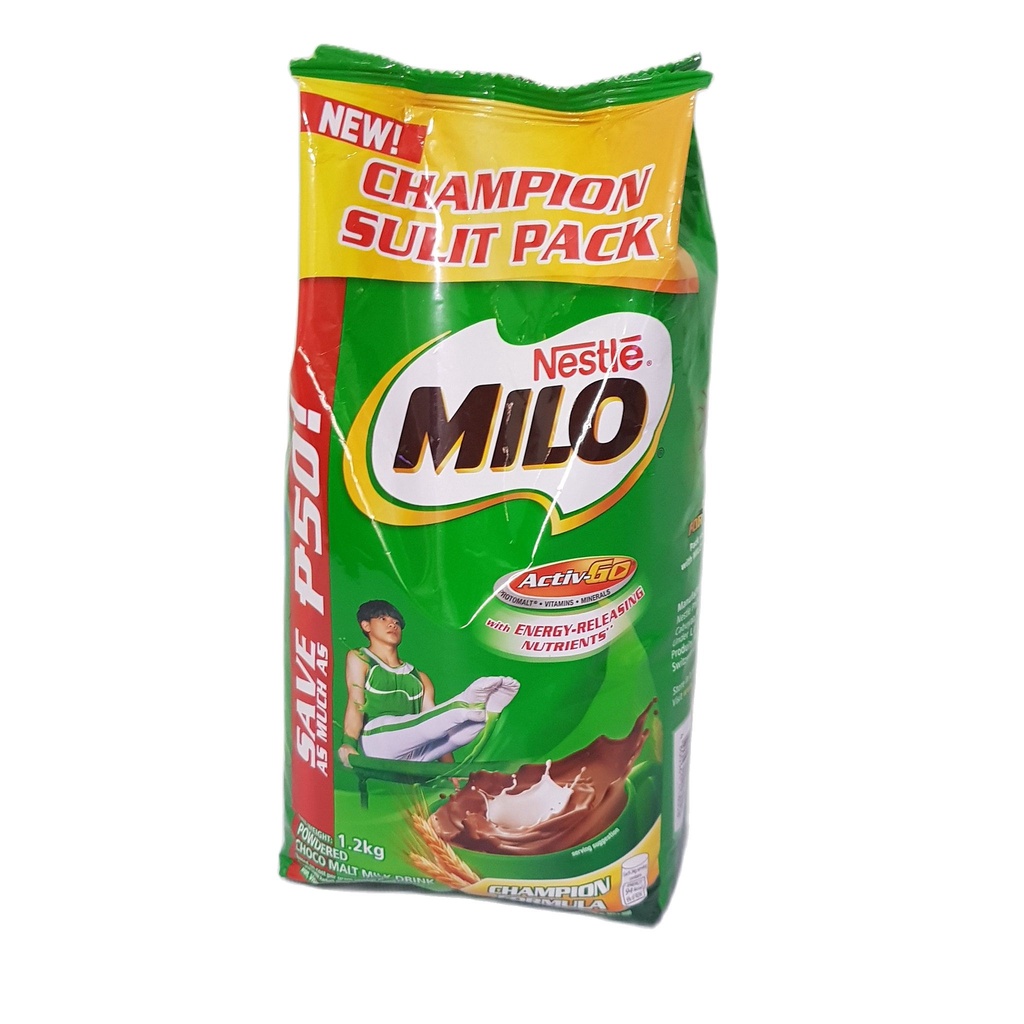 New Nestle Milo Active Go Choco Malt Powdered Milk Champion Sulit