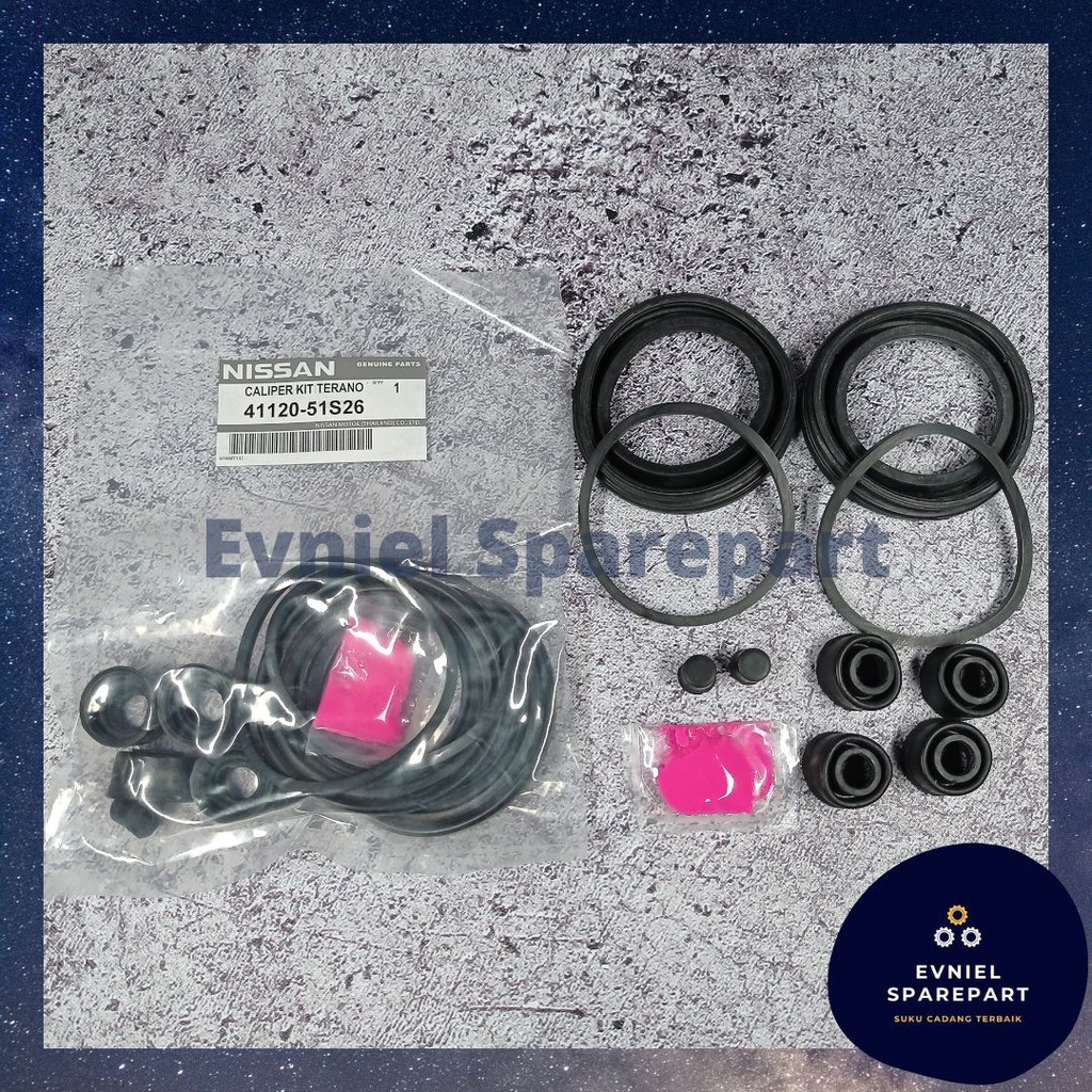 Nissan Terrano Front Disc Brake Seal Rubber Caliper Kit Shopee