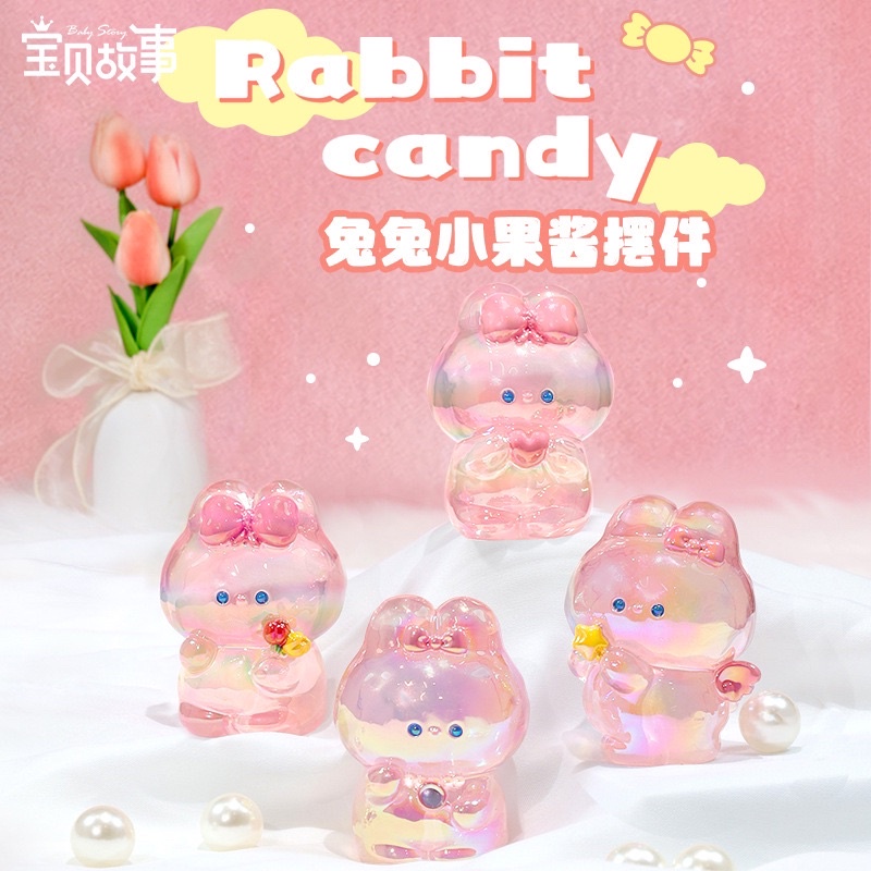 [Blindbox-Blind Box] Transparent Rabbit Candy Model (Random) | Shopee ...