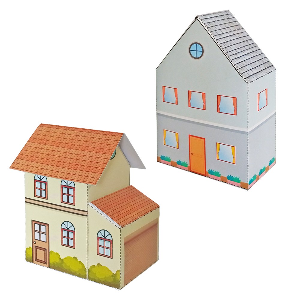 Papercraft Toy Papercraft Home Model Level | Shopee Philippines