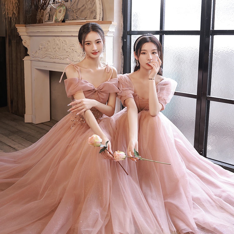 Bridesmaid Dress Gown Debut Fairy Evening Prom Dinner Party Wedding Dresses 20 Shopee Philippines