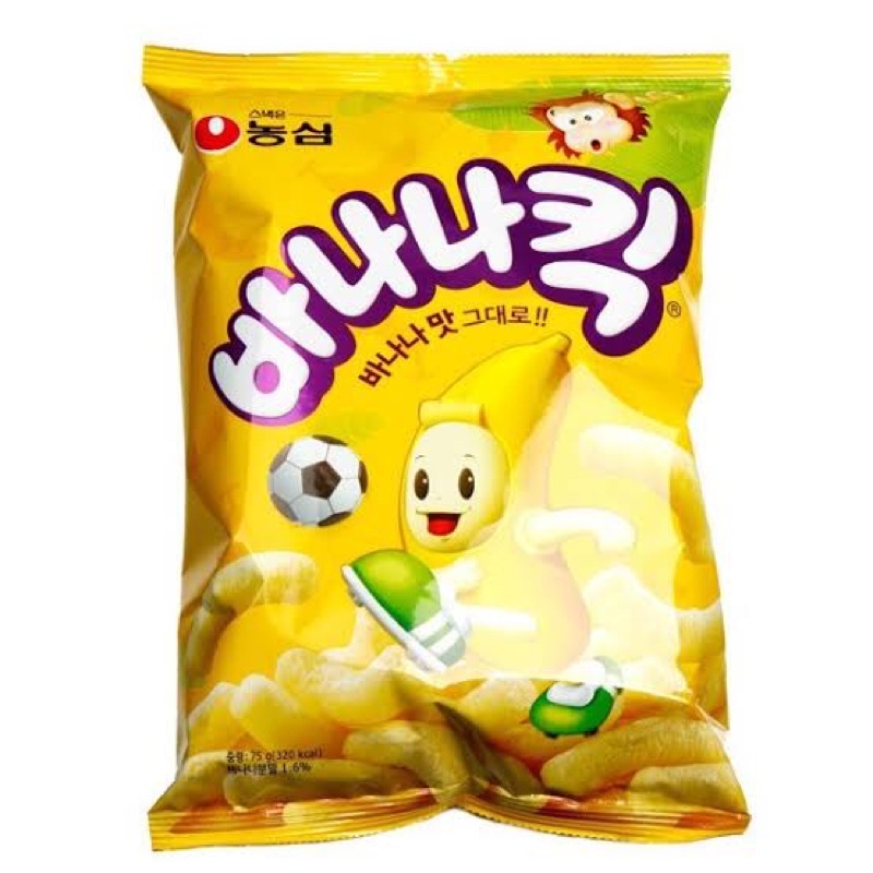 KOREAN NONGSHIM BANANA KICK SNACK 75g Shopee Philippines