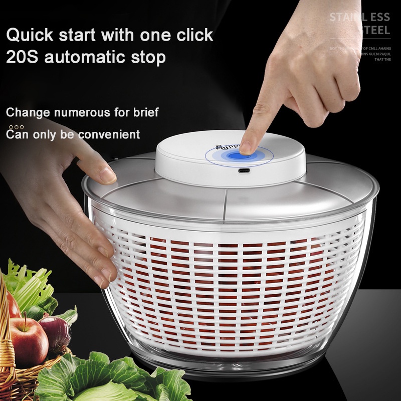 Salad rotator 4500ml Kitchen necessities Vegetable and fruit washing ...