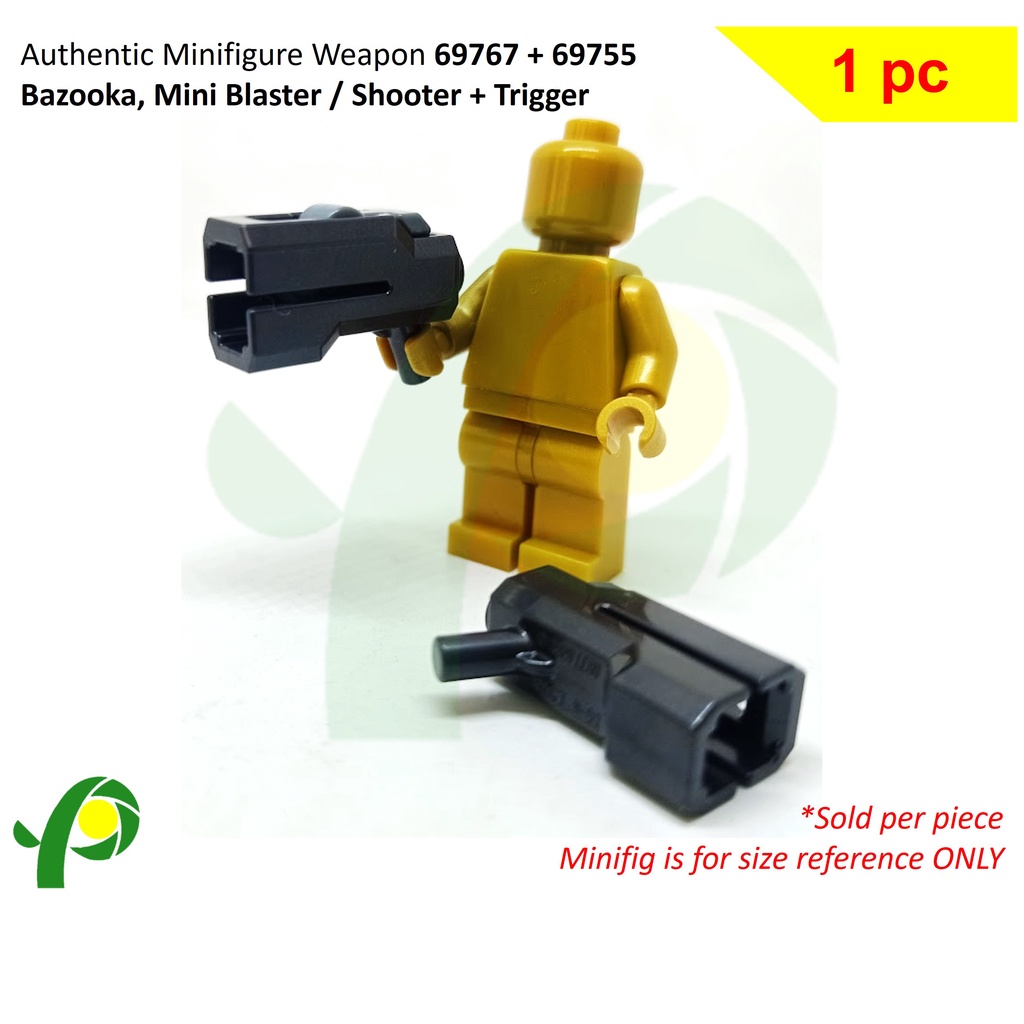 LEGO Minifigure Weapon 69767+69755 Bazooka Mini Blaster Shooter ...