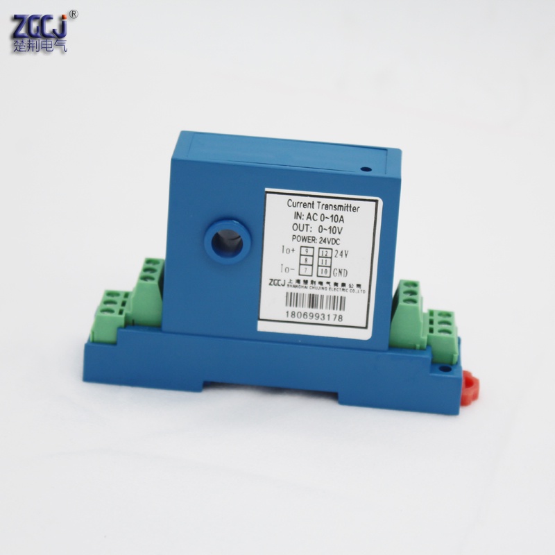 perforation AC 0-10A Current Transmitter 4-20mA, 0-10V output 10A ...