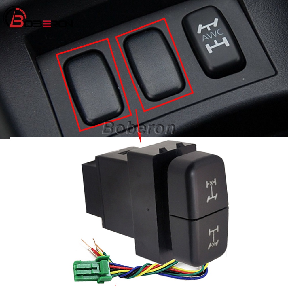 availableRed Light Dual Switch Car Front Rear Diff Lock Switch