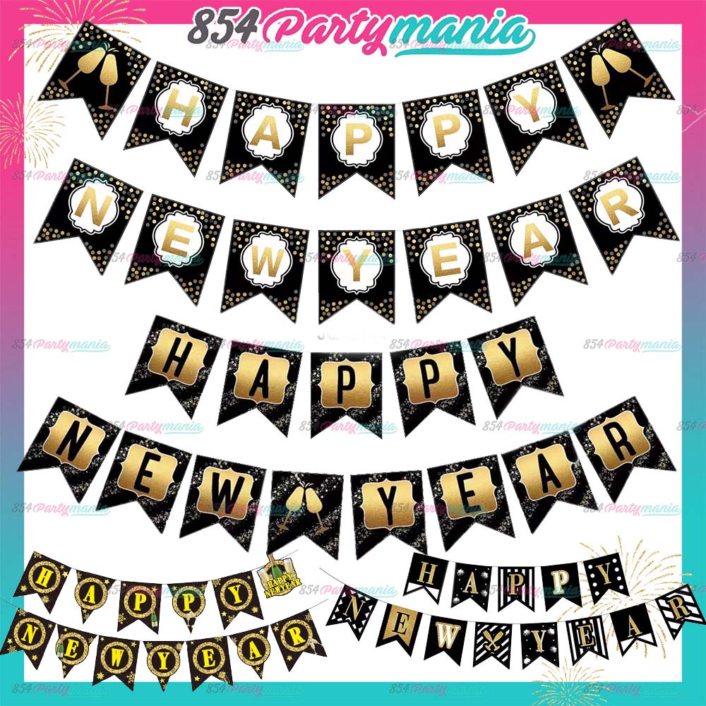 2023 Happy New Year Banner PREMIUM BANNER for your home new year party ...