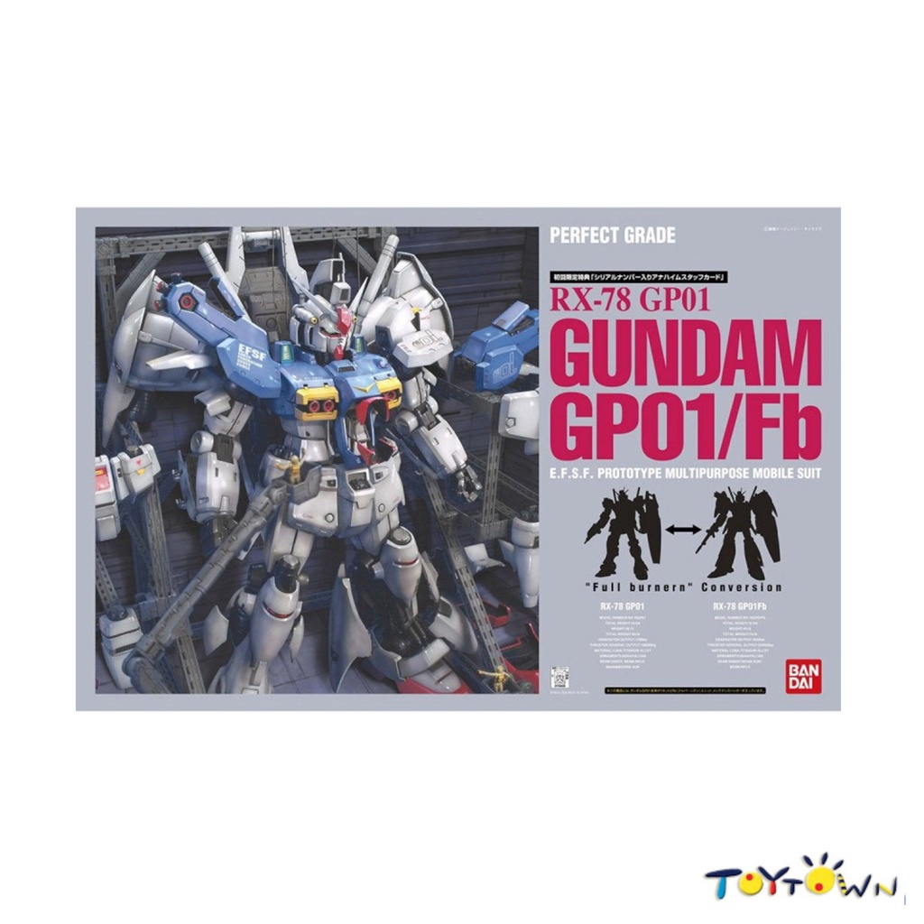 Gundam MG RX-78 GP01Fb Coating Version, Modello 1/100, Importazione Giappone, Mobile Suit Gundam 0083