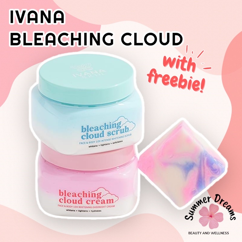 IVANA SKIN BLEACHING CLOUD SCRUB, BLEACHING CLOUD CREAM, BLEACHING