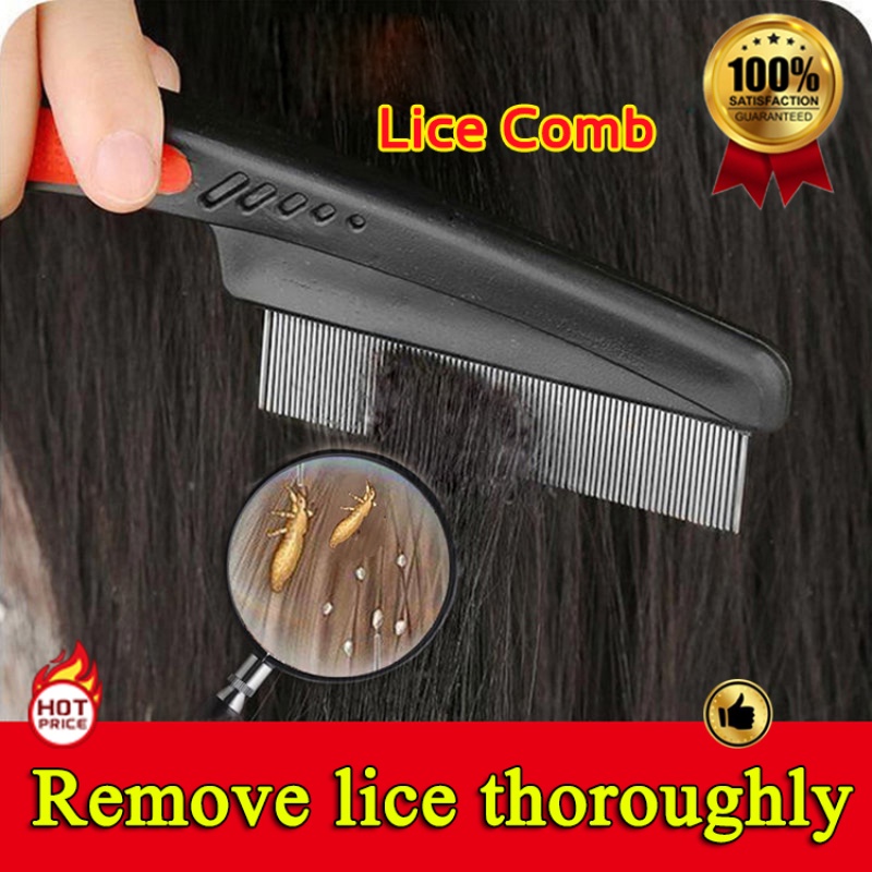 Lice Remover Lice Remover Treatment Lice Comb Stainless Steel Needle Comb Deworming Eggs Opening