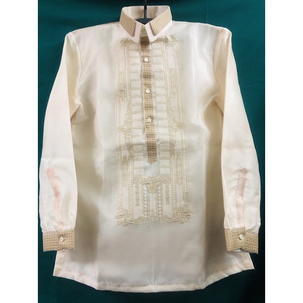 Double Collar Barong Tagalog With Inner Lining (Sports Collar or ...