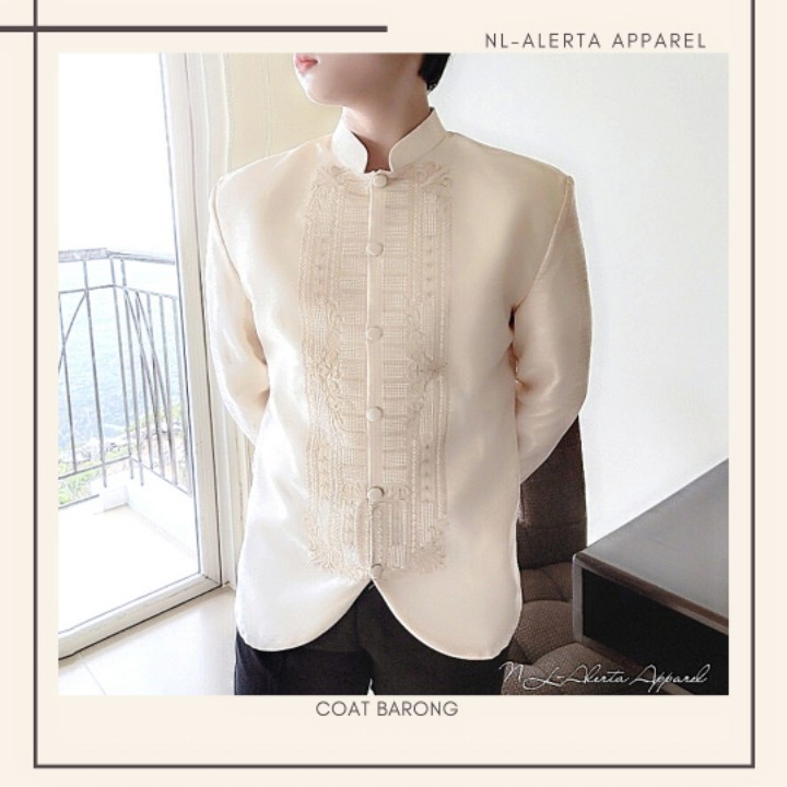 Coat deals barong design