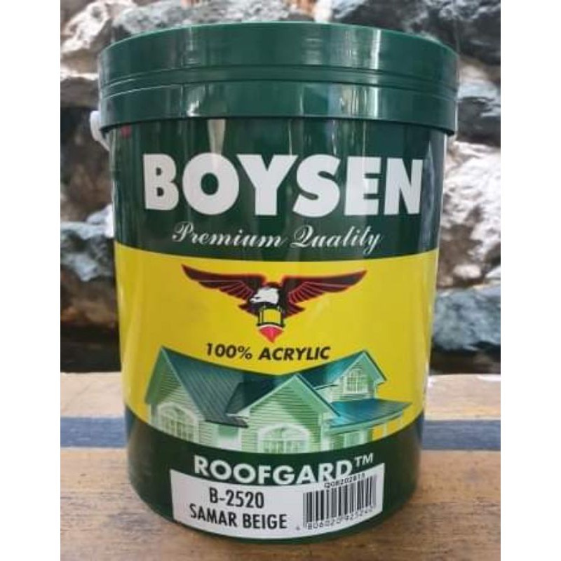 Boysen Roofgard Roof Paint Gallon 4 Liters / Roof Guard Roof Gard