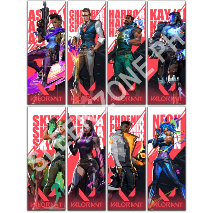 Valorant Photo Tiles / Wall Decor / Anime Posters on Sintra Board