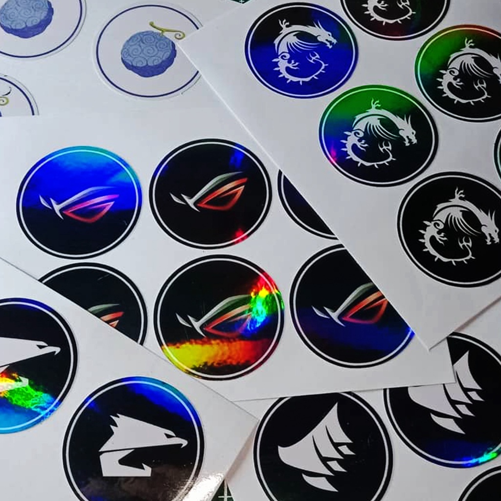 Custom logo stickers