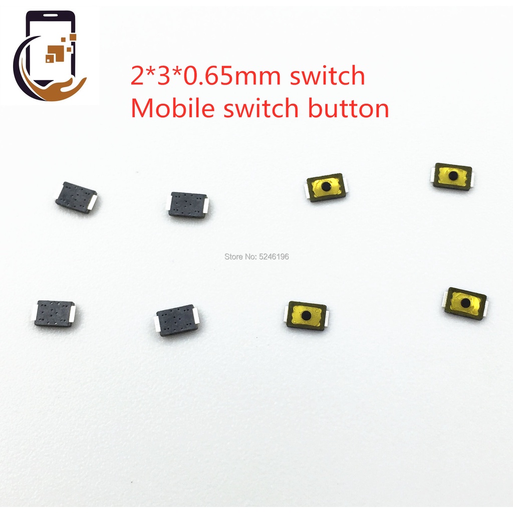 5-50pcs 2*3*0.65MM 2x3x0.65MM Tactile Push Button Switch Tact 2 Pin ...