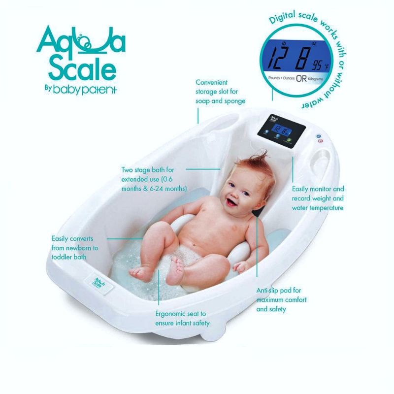 Aqua Scale Bath tub w/ Temperature Stat & Weighing Scale Shopee Philippines