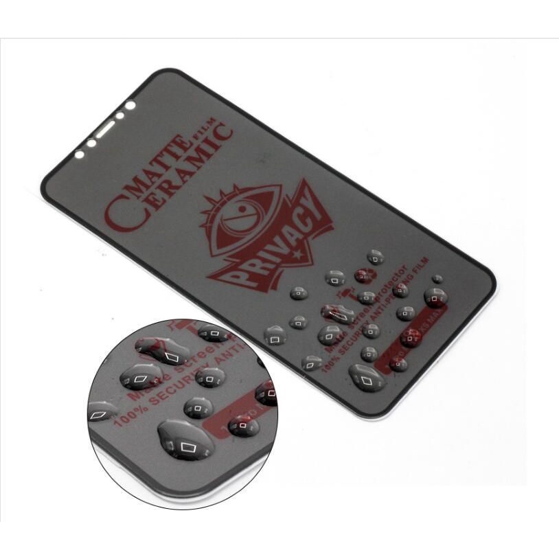 Tempered Glass Ceramic Matte Privacy Anti Spy Realme C1 Realme C2 