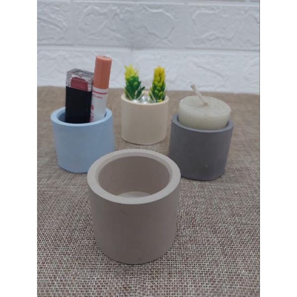 Mini Round pots for small plants and candle making | Shopee Philippines