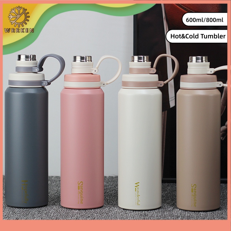 Insulated Tumbler Stainless Steel Thermos Vacuum Flask Sport Water ...