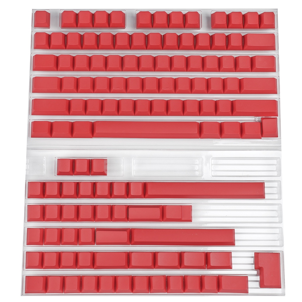 YMDK Blank 121 119 Keys Cherry Profile Blackgray White Red Thick PBT