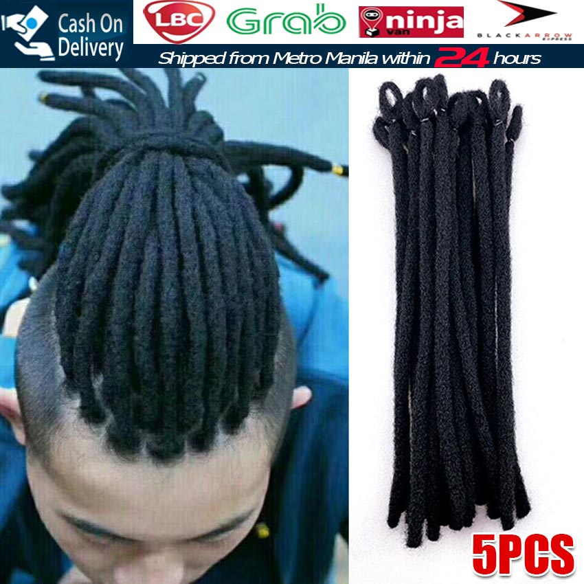 【Fast Delivery】Dreadlocks Extensions Human Hair For Women Men Two