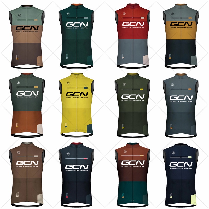 GCN Cycling Vest Outdoor Sportswear Sleeveless MTB Jacket Bike Gilet