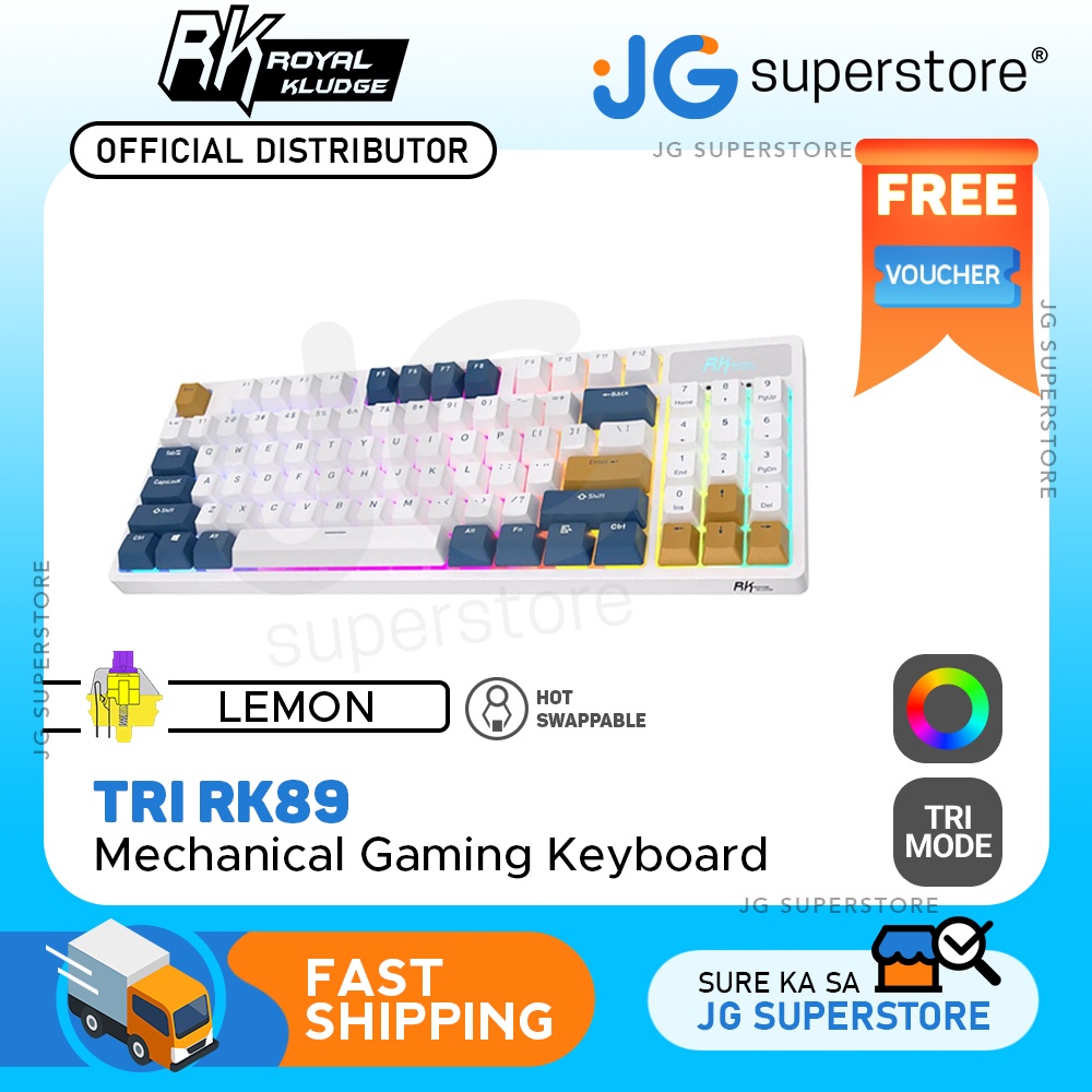 [CLEARANCE] Royal Kludge RK RK89 Tri-Mode 89 Keys Mechanical Gaming ...