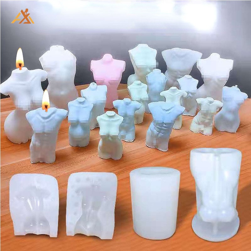 3D Body Candle Moldsilicone Mother And Baby Candle