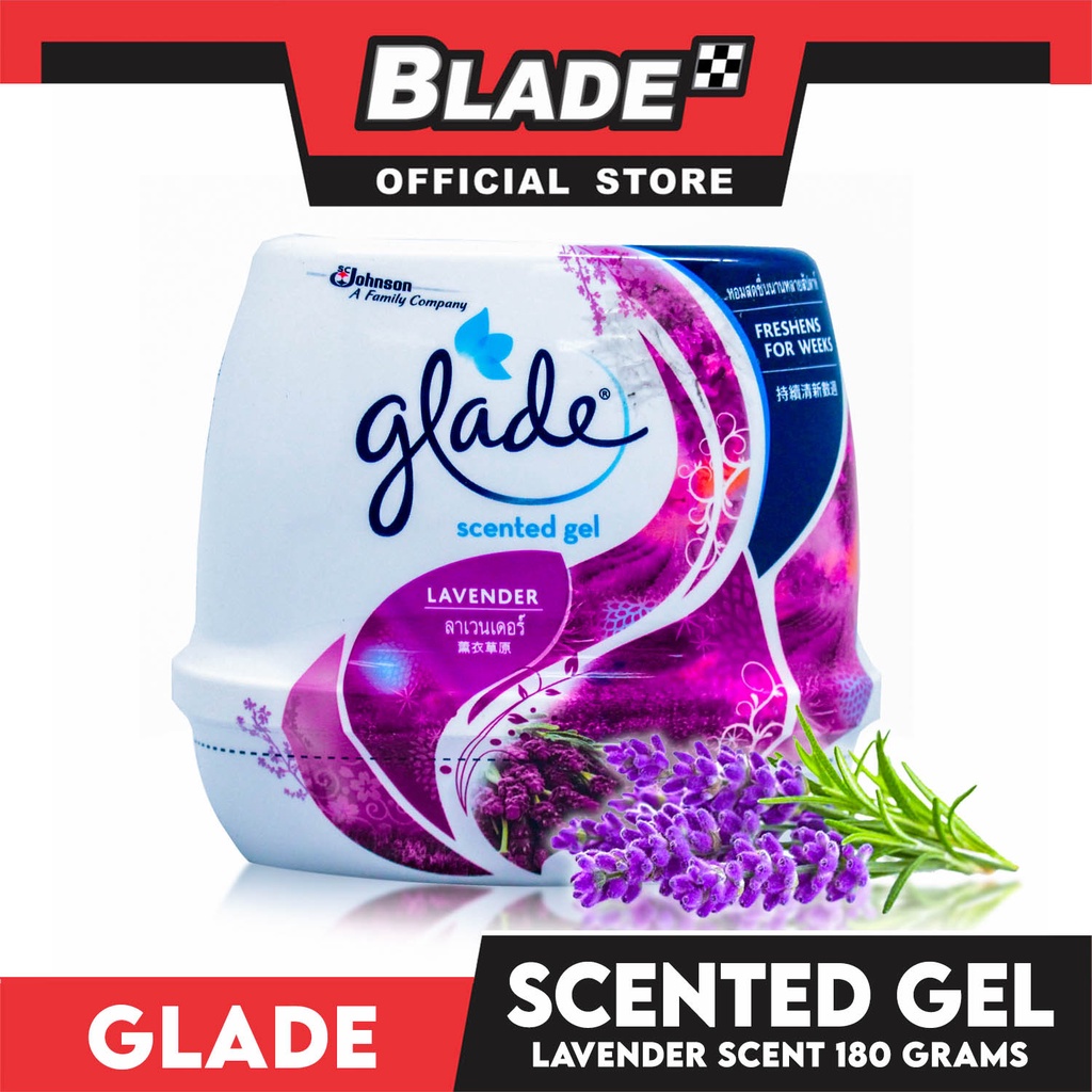 Glade Scented Gel Air Freshener 180g Lavender Shopee Philippines